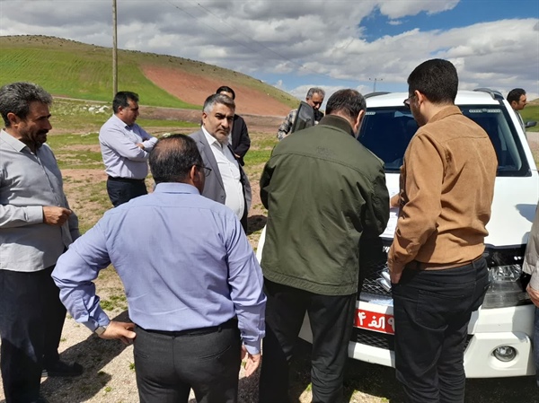 بازدید مدیر عامل محترم شرکت گاز استان از روستاهای بخش زنجانرود