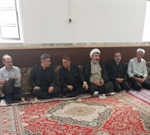 حضور فرماندار شهرستان زنجان بهمراه رسولی بخشدار زنجانرود در مراسم یادبود و بزرگداشت شهید والامقام سردار اکبر عنایتی