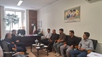 دیدار بخشدار جدید زنجانرود با کارکنان راهداری بخش