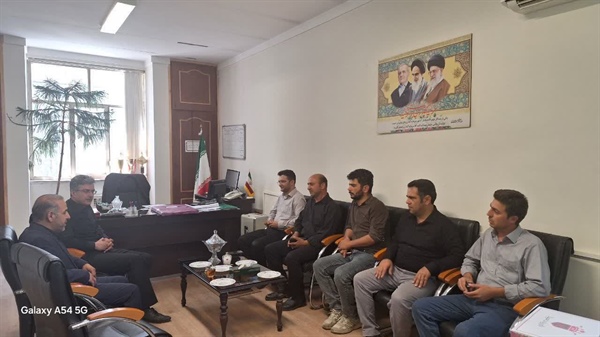 دیدار بخشدار جدید زنجانرود با کارکنان راهداری بخش