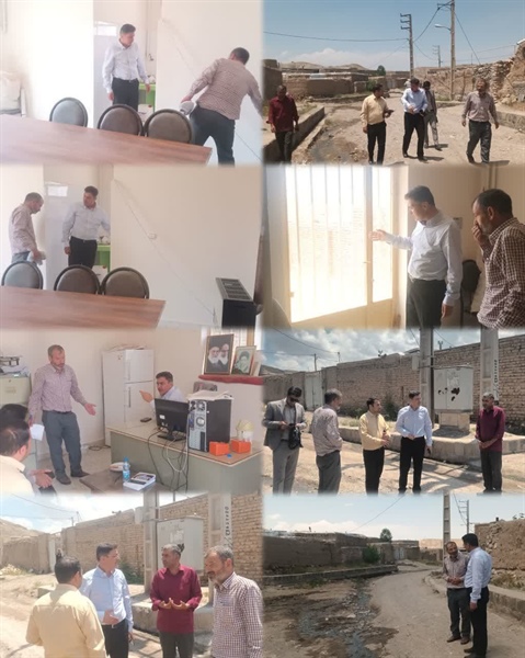 گزارش بازدید میدانی بخشدار زنجانرود از روستای اندآباد سفلی