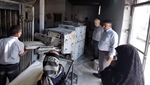 بازدید بیات بخشدار زنجانرود از نانوایی روستای مهرآباد