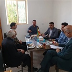 حضور دکتر خالقی فرماندار محترم شهرستان زنجان در روستای رجعین
