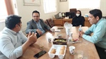 بازدید بیات بخشدار زنجانرود از مرکز خدمات کشاورزی اندآباد علیا