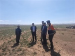بازدید بیات بخشدار زنجانرود از محل برگزاری جشنواره روستایی و عشایری قره اوغلانلو
