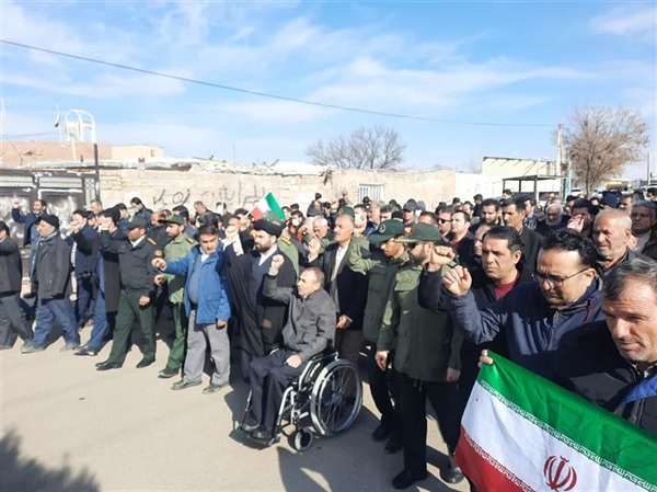 برگزاری راهپیمایی 22 بهمن در شهر نیک پی همزمان با کل کشور