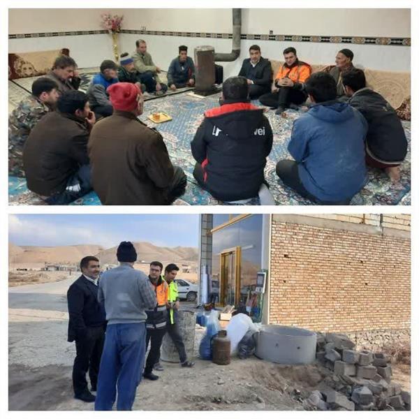 بازدید میدانی بخشدار زنجانرود از روستاهای چپر و مشمپا