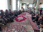 حضور بخشدار زنجانرود در مراسم سالگرد ارتحال حاج قاسم سلیمانی در روستای بزوشا