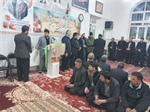 حضور بخشدار زنجانرود در مراسم سوگواری شهادت حضرت فاطمه زهرا (س) در مسجد روستای نصیرآباد