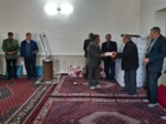 دیدار با خانواده شهید رحمتی روستای رضا آباد در هفته بسیج