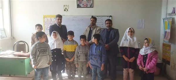 بازدید معاون سیاسی ، امنیتی وانتظامی فرمانداری شهرستان زنجان  بهمراه بیات از مدارس دهستان غنی بیگلو