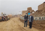 بازدید بخشدار زنجانرود از اصلاح راه روستای رضا آباد