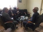 دیدار صمیمی بیات بخشدار زنجانرود با ریش سفیدان روستای مهر آباد