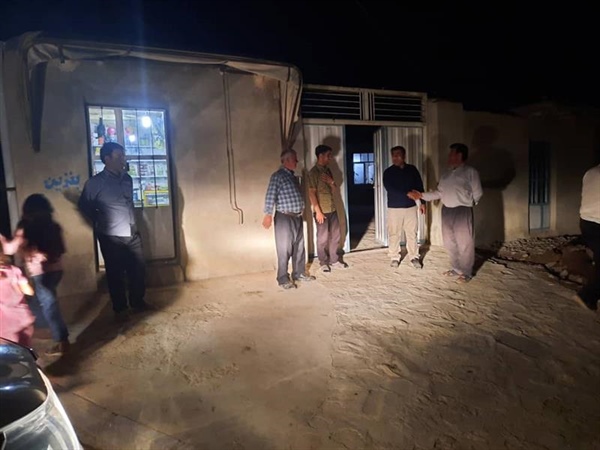 حضور بخشدار زنجانرود در روستای چرلانقوش