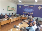 جلسه بررسی پروژ ه های عمرانی دهیاریها