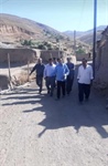 حضور بخشدار زنجانرود در روستای تلخاب