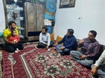 حضور بخشدار زنجانرود در روستای ابراهیم آباد و بررسی مشکلات روستا