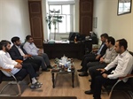 دیدار صمیمی رئیس آموزش و پرورش زنجانرود بهمراه پرسنل با بخشدار زنجانرود