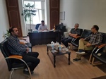 حضور دکتر سراج مدیریت محترم مرکز بهداشت شهرستان در بخشداری زنجانرود