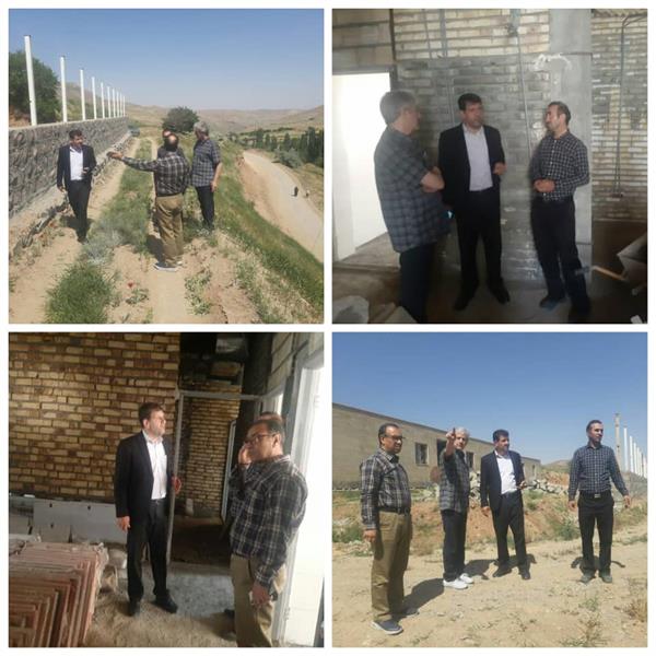 بازدید بخشدار زنجانرود از روند احداث مرکز خدمات جامع سلامت روستای میرجان