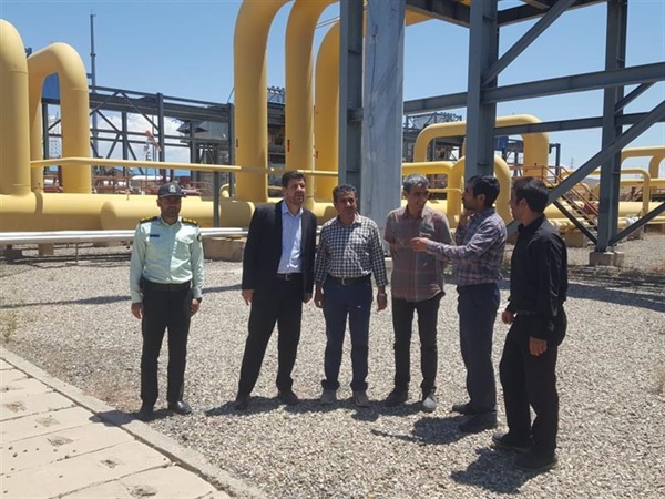بازدید از تاسیسات  تقویت فشار گاز زنجانرود