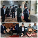 دیدار با خانواده شهداء بخش زنجانرود در راستای اجرای مصوبات کنگره 3535 شهید استان