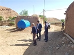 حضور بخشدار زنجانرود در روستای قزلجه سفلی و بررسی مشکلات آب روستا