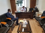 دیدار صمیمی امیر خانی رئیس راهداری و حمل و نقل جاده ای ماهنشان با بخشدار زنجانرود