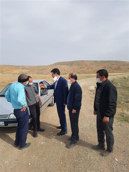 بررسی مشکلات فی ما بین روستاهای بزوشا - قره کول توسط بخشدار زنجانرود