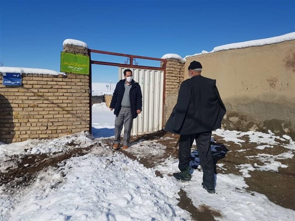 حضور بخشدار زنجانرود در روستای اسفناج و بررسی مشکلات روستا