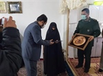 دیدار ولی بیگلوئی با خانواده های شهدای روستای قره بوطه