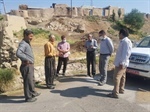 حضور بخشدار زنجانرود در روستای قره آغاج  علیا و سفلی