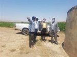بازدید فرماندار محترم شهرستان زنجان از چاه آب روستای قره بوطه در حاشیه زنجانرود