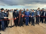مراسم افتتاح محل دفن پسماند روی در اراضی روستای سردهات  با حضور مسئولین استانی