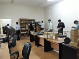 ساماندهی تجهیزات و دستگاه های موجود در اتاق سرور استانداری زنجان