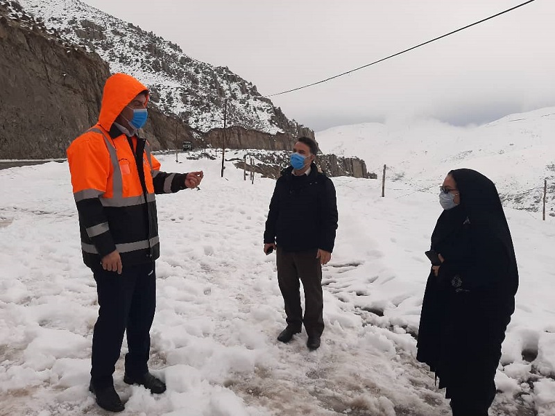 بازدید از مسیر عبوری فیبر نوری شهرستان طارم