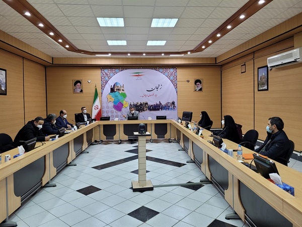 جلسه پیگیری اجرایی شدن پروژه پلاک کوبی کد پستی در شهر زنجان