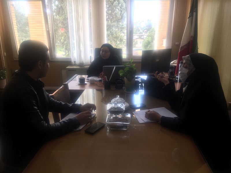 برگزاری جلسه احصاء شاخص های آماری جهت ایجاد داشبورد مدیریتی استان با اداره کل تعاون، کار و رفاه اجتماعی