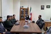 نشست جانشین فرمانده سپاه استان با مدیرکل اجتماعی و فرهنگی استانداری