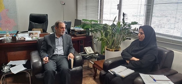 دیدار مدیرکل امور اجتماعی و فرهنگی استانداری با دکتر بطحایی رئیس سازمان امور اجتماعی کشور