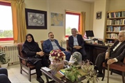 دیدار دکتر صادقی معاون سیاسی، امنیتی و اجتماعی و دکتر ندرلو مدیرکل...