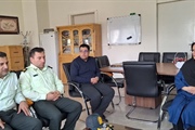 دیدار معاون اجتماعی فرماندهی انتظامی استان با دکتر ندرلو مدیرکل...