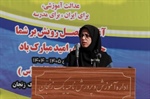مدیرکل امور اجتماعی و فرهنگی استانداری زنجان در جشن جوانه ها
