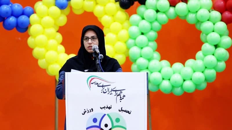حضور مدیرکل دفتر امور اجتماعی و فرهنگی استانداری زنجان در آیین افتتاحیه المپیاد ورزشی درون‌مدرسه‌ای استان زنجان