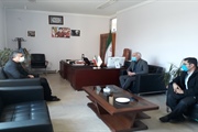 دیدار کرامتی مدیرکل مدیریت بحران با رحمن نیا مدیرکل هواشناسی استان