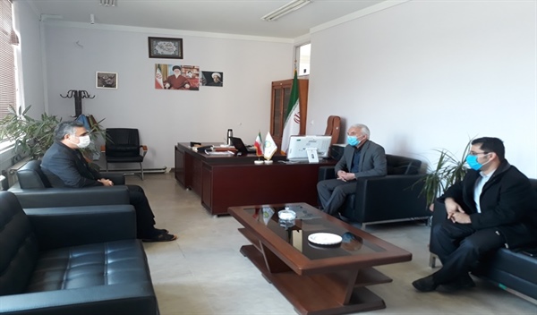 دیدار کرامتی مدیرکل مدیریت بحران با رحمن نیا مدیرکل هواشناسی استان