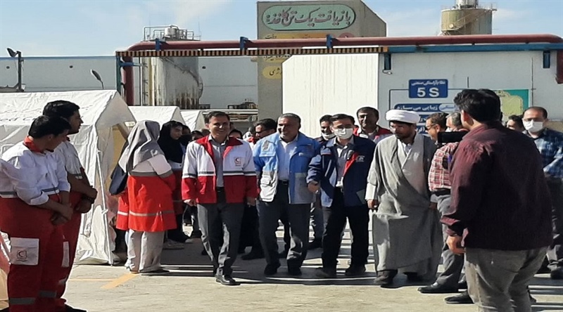 مانور آمادگی در برابر زلزله در ۱۷ خانه‌ هلال زنجان برگزار شد
