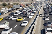 جاده های زنجان لغزنده و پرترافیک است