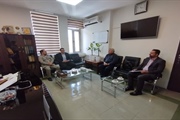 دیداربابایی مدیرکل مدیریت بحران استان با جعفری مدیرکل اداره کل...