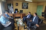 دیدار بابایی مدیرکل مدیریت بحران استان با مدیرعامل فرودگاه زنجان